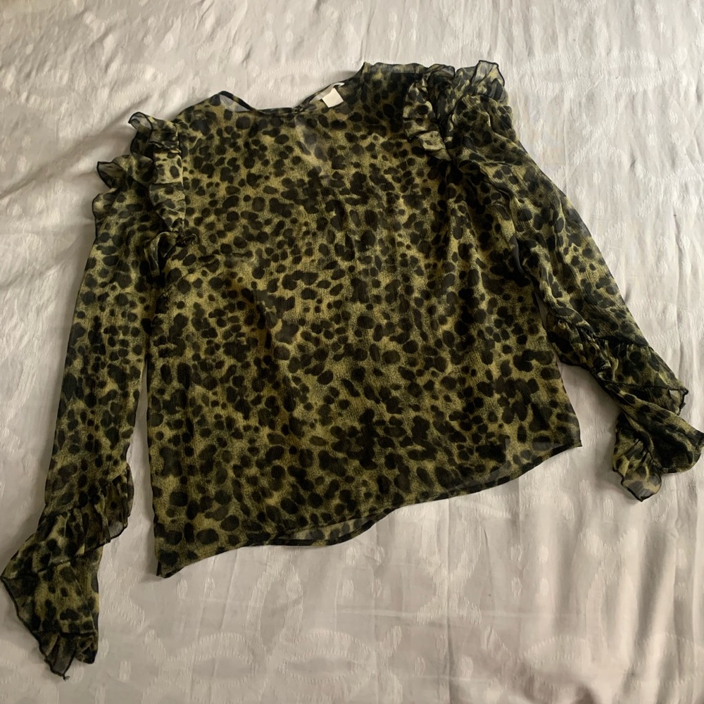 Animal Print Blouse